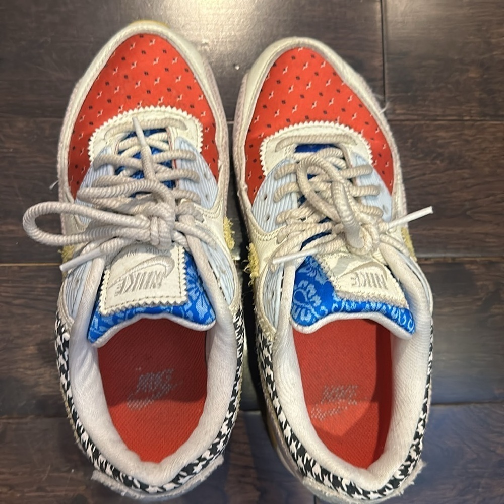 Nike air max 90 patchwork sneakers size 7 - Picture 5 of 6